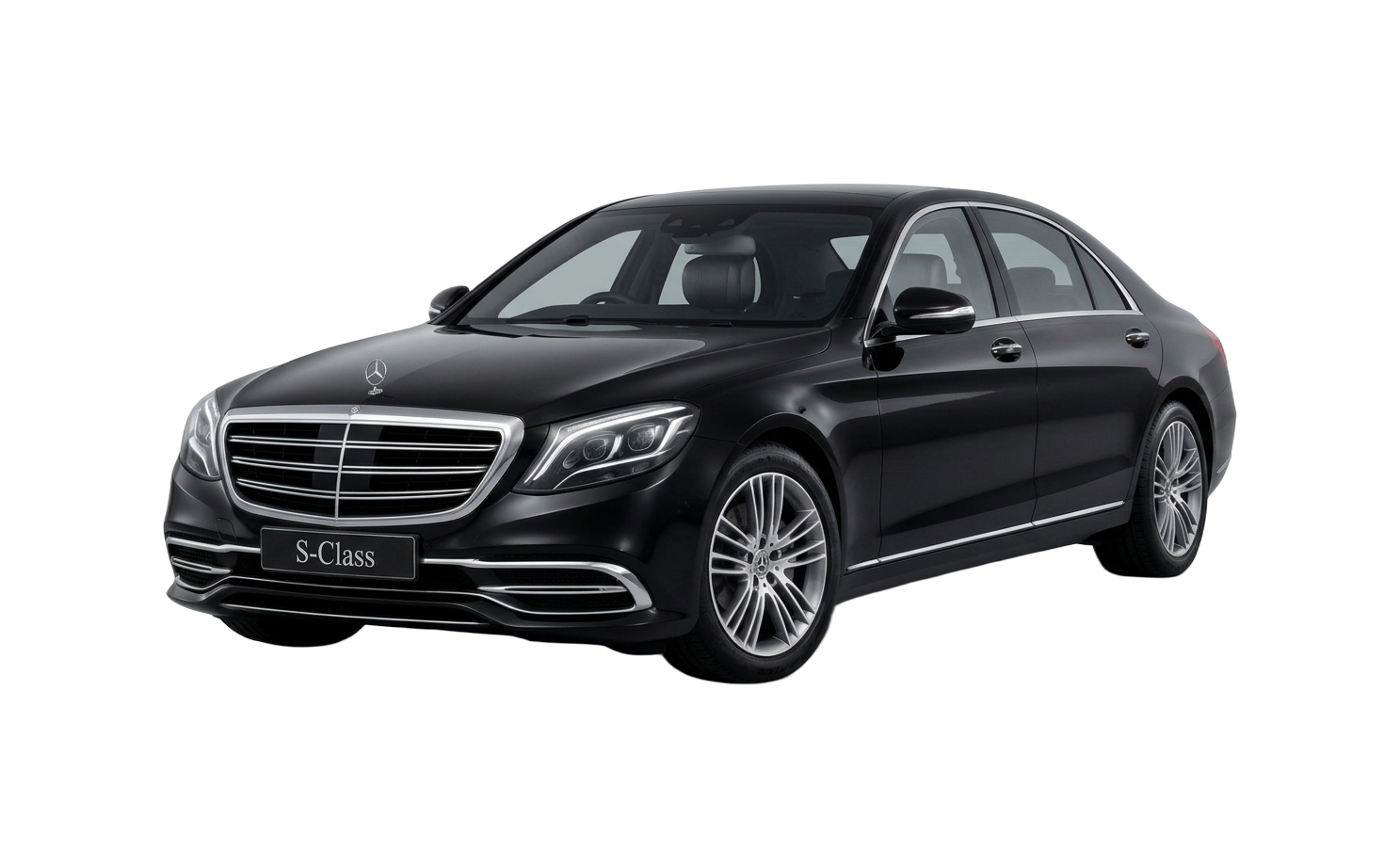 First Class — Mercedes S-Class, up to 3 passengers