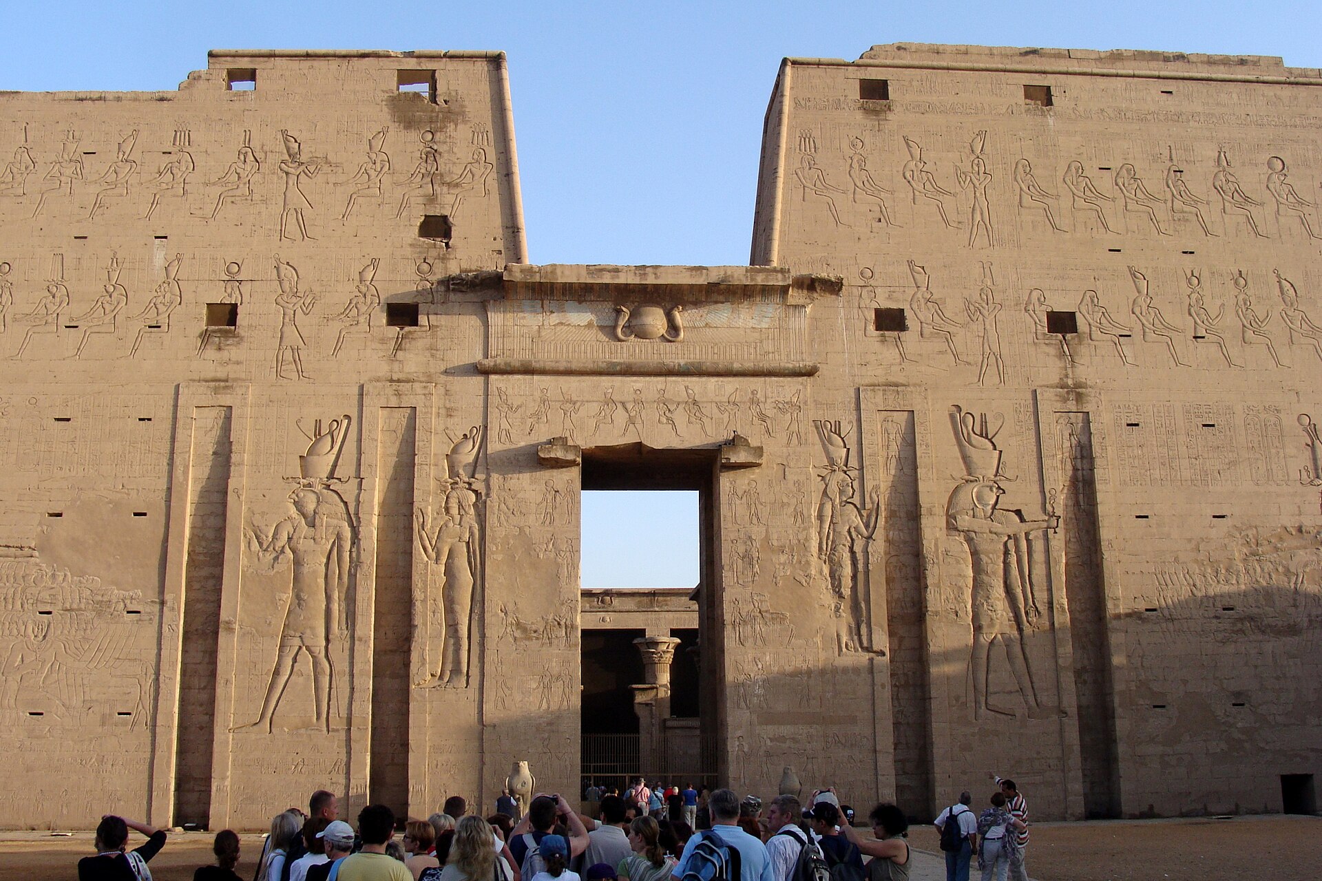 Pylon of the Temple of Horus at Edfu, Upper Egypt