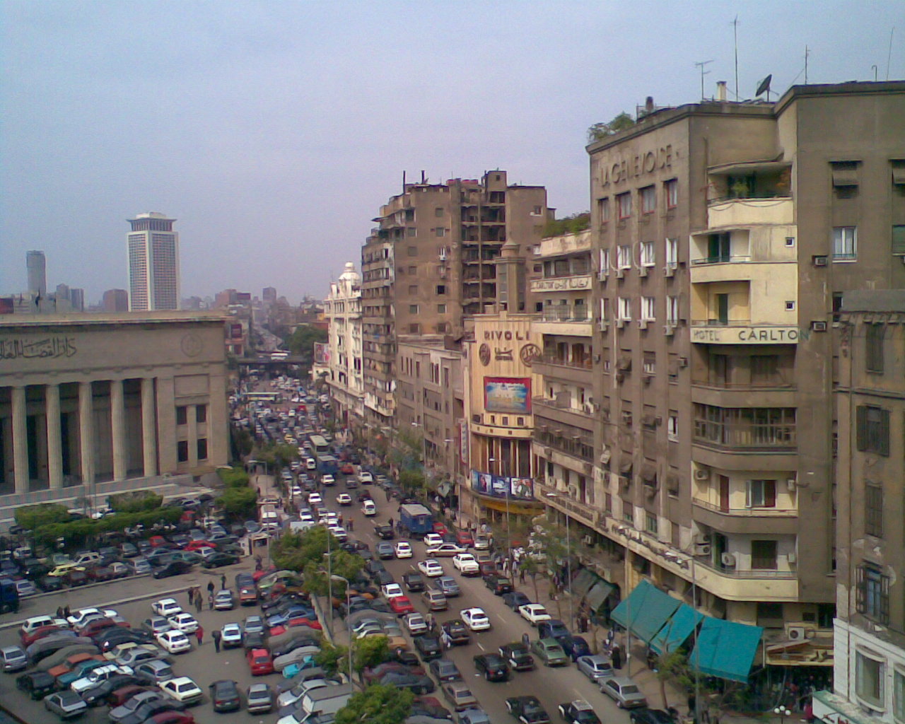 26th of July Street in central Cairo, Egypt