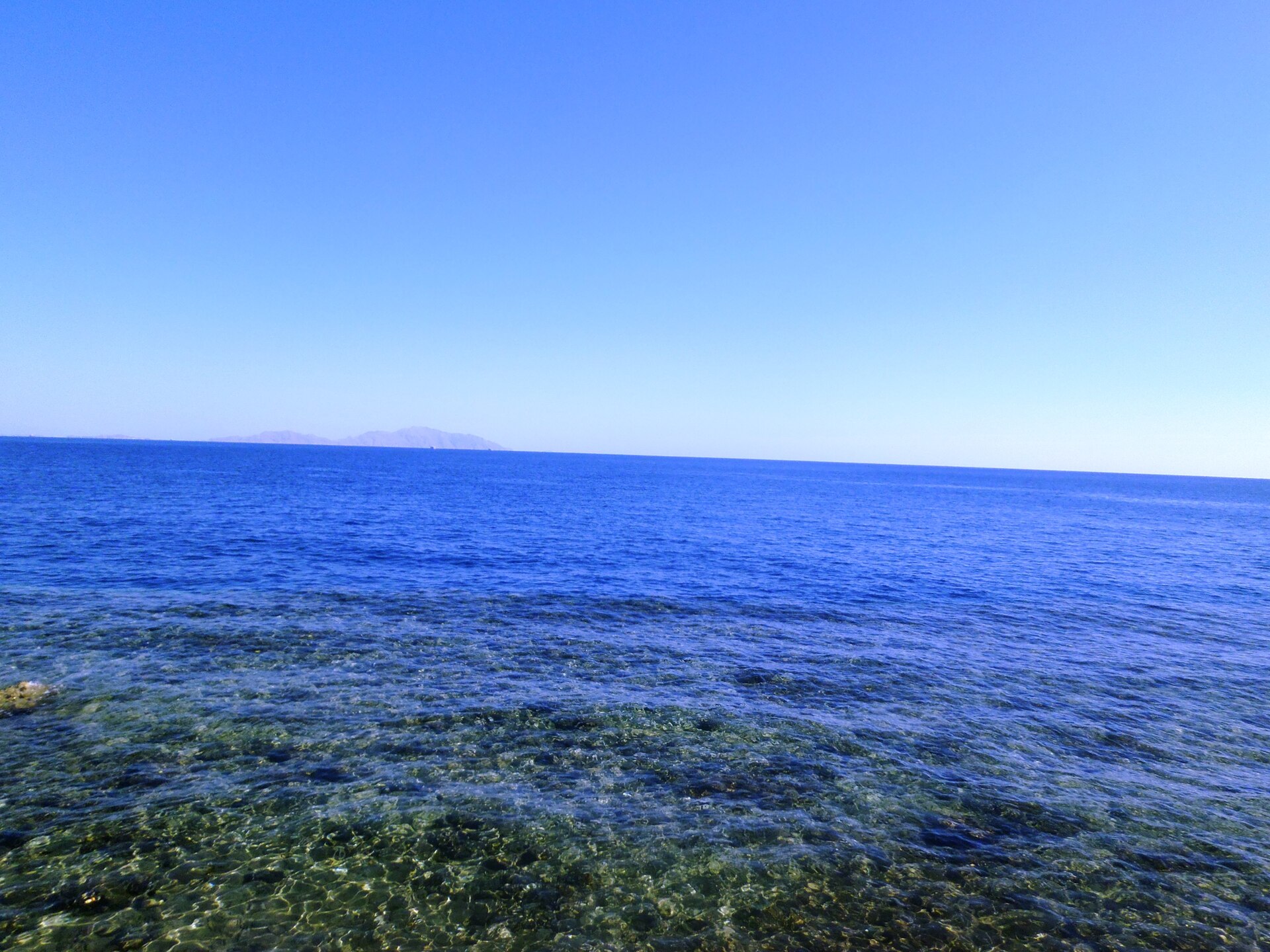 Bay and beach at Sharm El Sheikh, South Sinai, Egypt