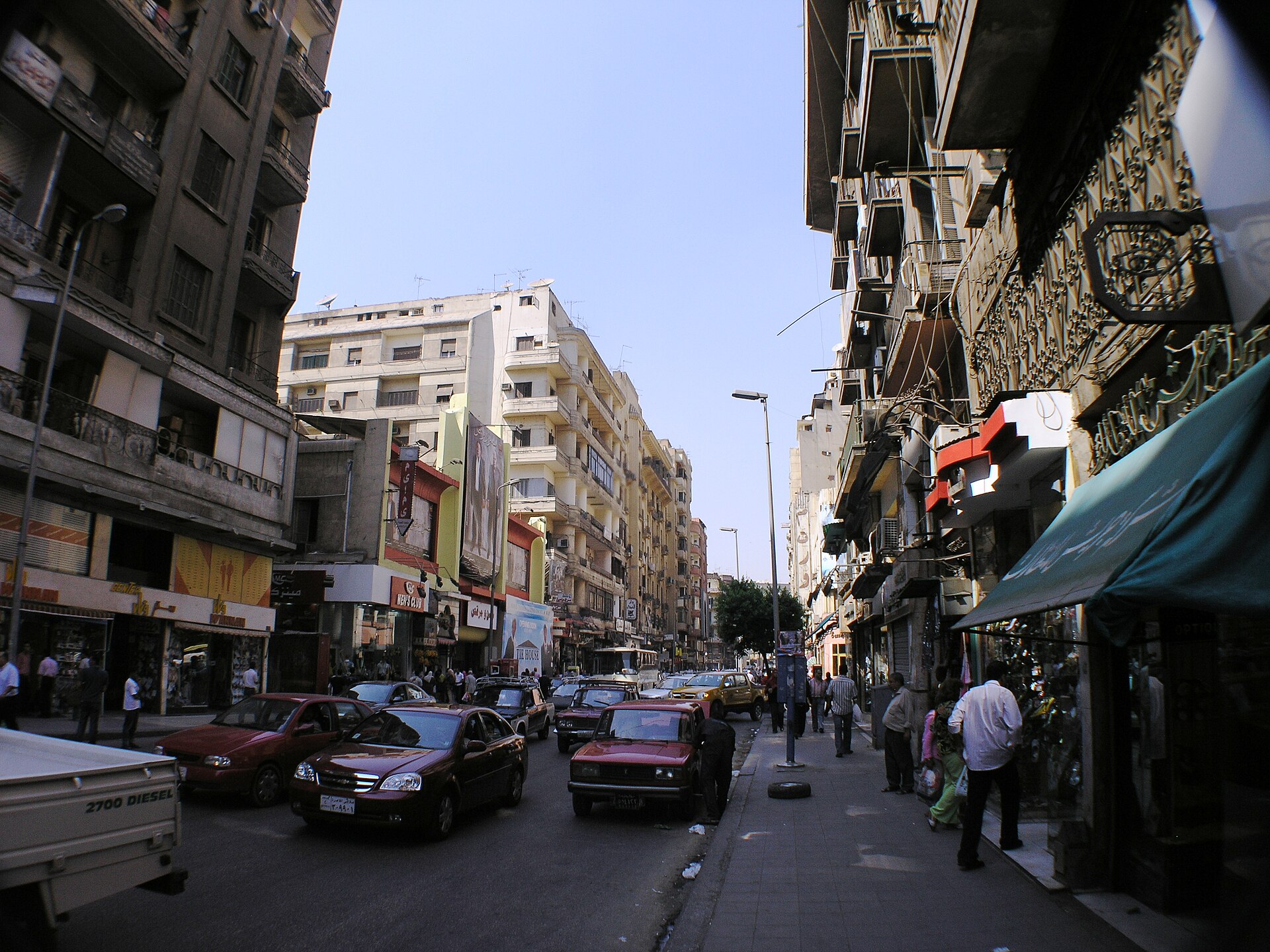 Talaat Harb Street in downtown Cairo, Egypt