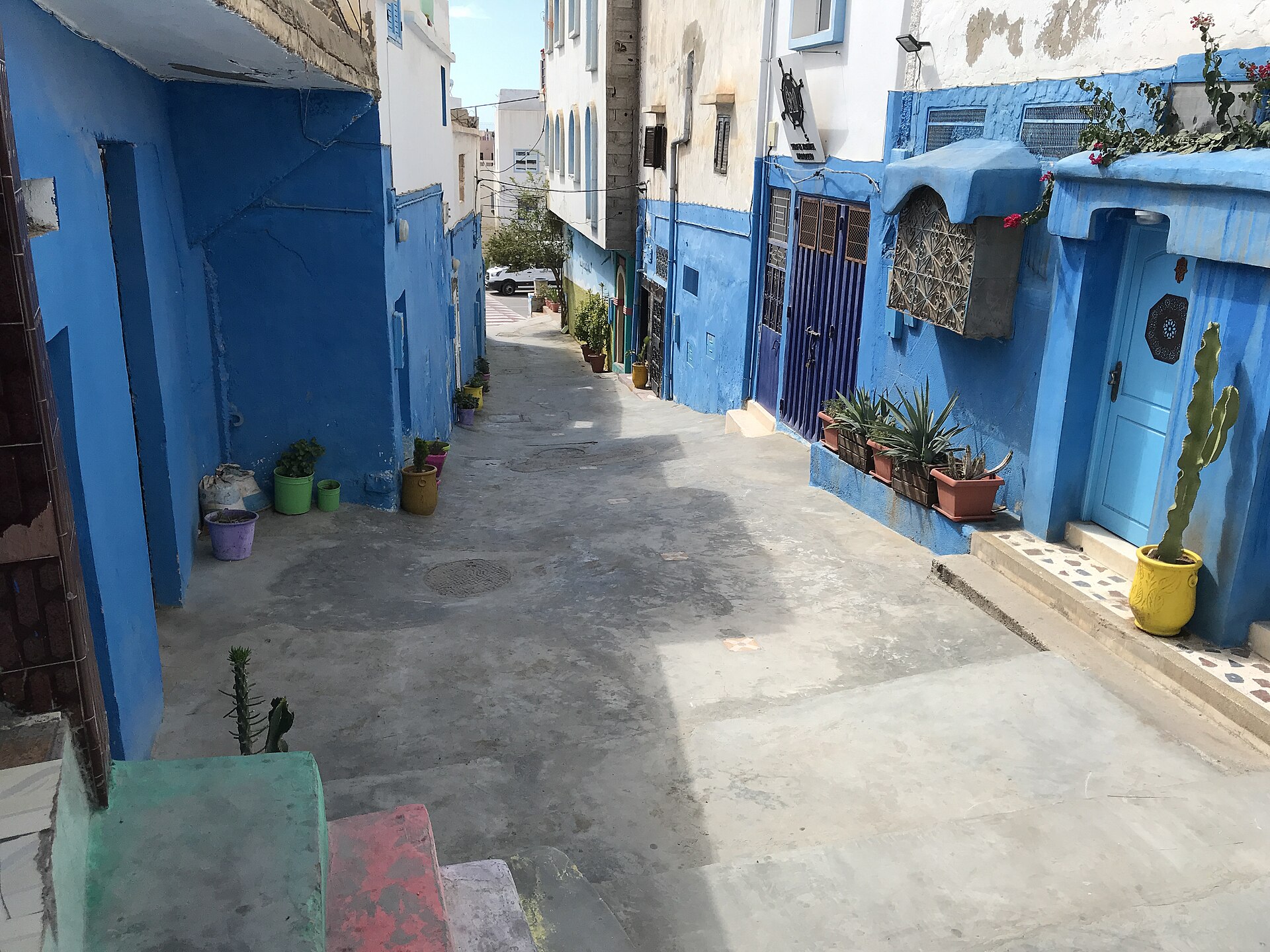 Taghazout village above the Atlantic, the surf hub north of Agadir