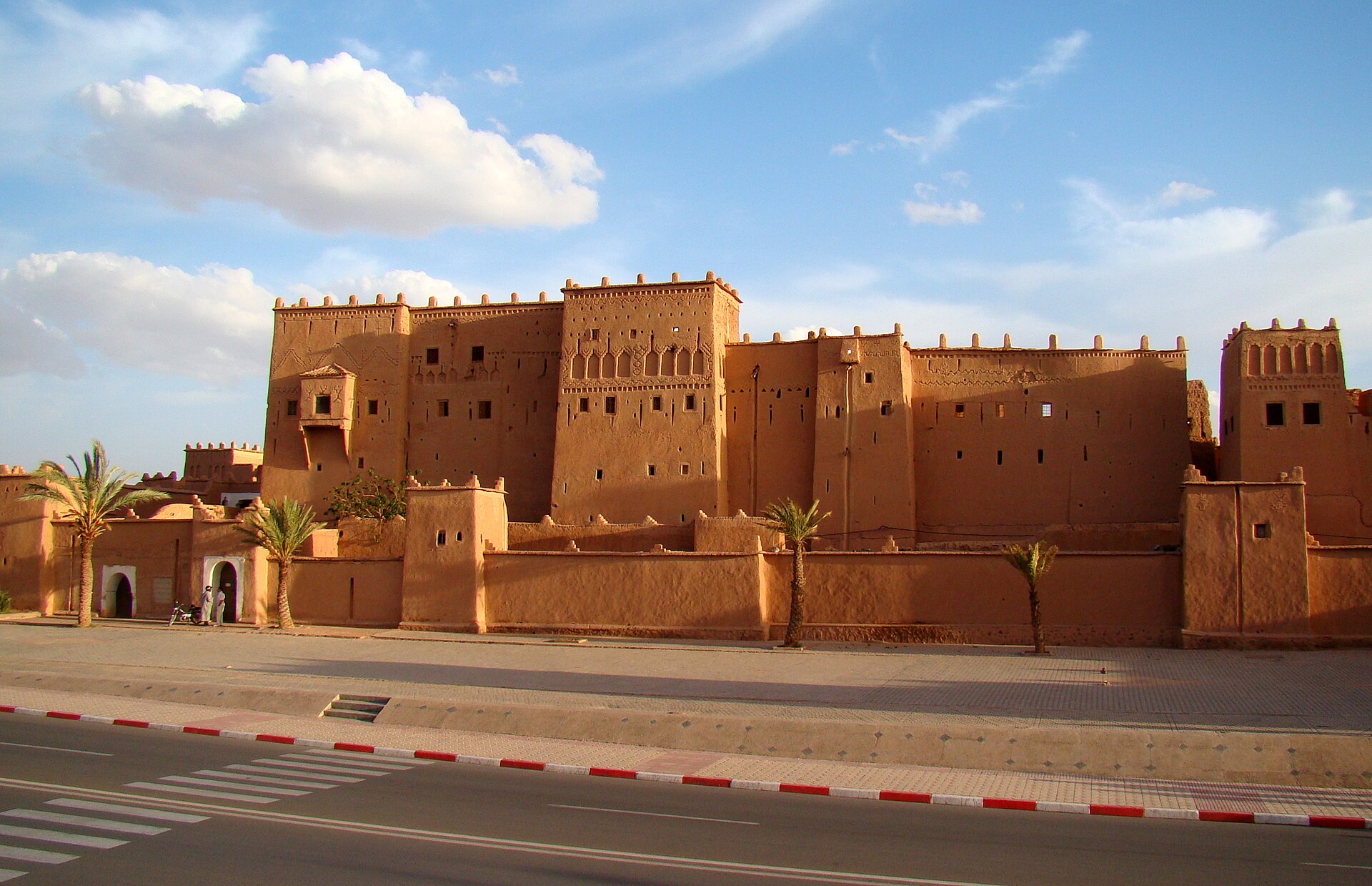 Kasbah architecture in the Ouarzazate region, near the fortified village of Ait Benhaddou